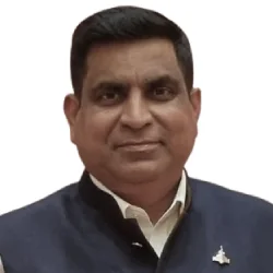 Portrait of Wing Cdr Satyam Kushwaha (Retd.)